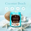 Coconut Beach Scented Candle, Classic 7oz Jar with Single Wick,