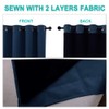 NICETOWN 100% Blackout Curtain Set, Thermal Insulated & Energy Efficiency