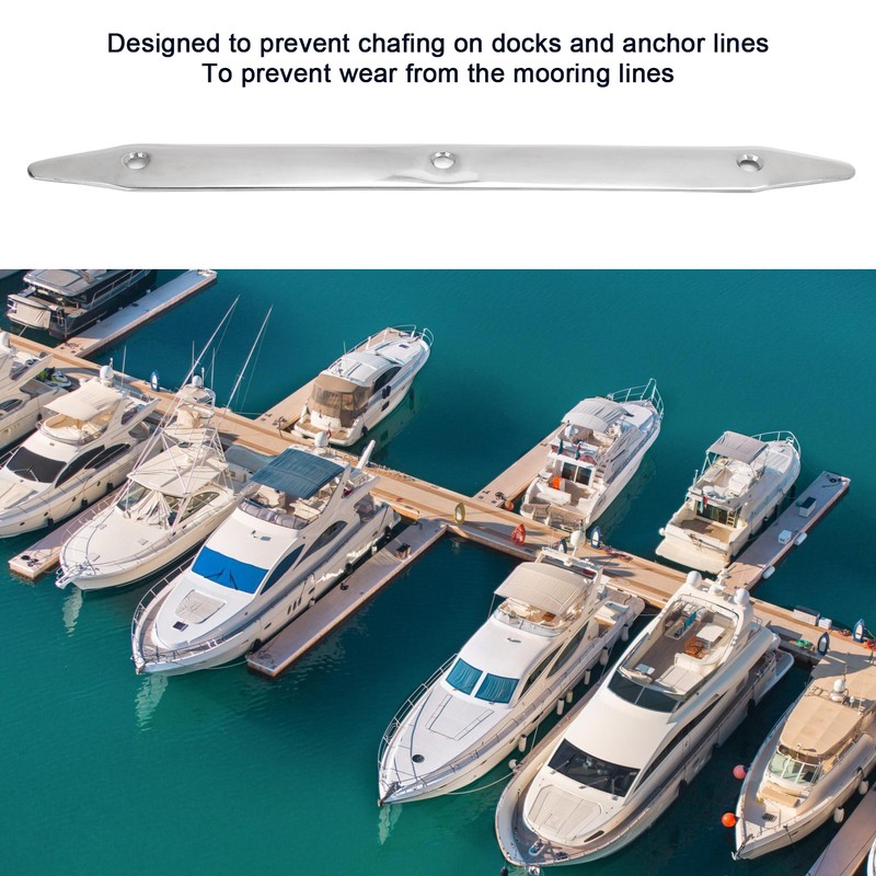 1 X 12in Boat Rubbing Strake 316 Stainless Steel Prevents