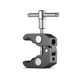 Super Clamp, Crab Scissors Clamp, 15-54mm Pipe Clamp, 1/4" Screw Hole and 3/8" Screw Hole, Multi-Purpose Clamp Mount, Compatible with Head Head