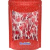 Fruidles Lollipops Mini Heart Shaped Flavored Delicious Lollipop, Individually Wrapped,