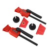 2Pcs Bench Dog Clamps Woodworking Workbench Dog Hole Edge Adjustable