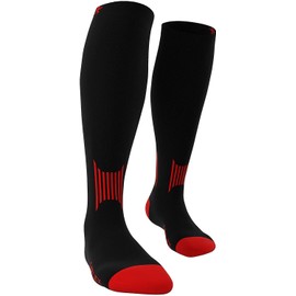 UFlex Athletics Seamless Compression Socks, Knee High -Injury Recovery, Athletic/Sports, Workout, Walking & Running Socks -Men & Women