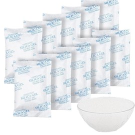 20 x 20 g silica gel bags, silica gel bags, silica gel, desiccant, food grade dehumidifier, moisture absorber, removes