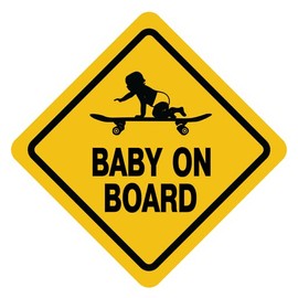 Baby on Board Signs Sticker Decals, Laptop, Home Decoration, Car, Truck, Funny, Tumblr, Motorcycle Helmet, Bumper Sticker, Made in The U.S.A.