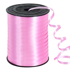 TONIFUL 500 Yards Curling Ribbon-Balloon Ribbon-Balloon String for Art&Craft Decor,Gift Wrapping,Ribbons and Bows for Christmas New Year Birthday Gifts Graduation Supplies (Light Pink)