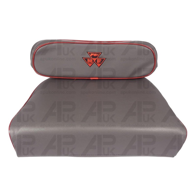 APUK Seat Cushion Grey with MF Logo Replacement for Massey