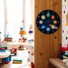 speecheese Planets of the Solar System Wall Clock Aluminium for