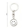 SHTALHST Smiley Face Rotating Disc Keychain