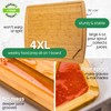 4XL Bamboo Butcher Block Cutting Board - Extra Large Cutting
