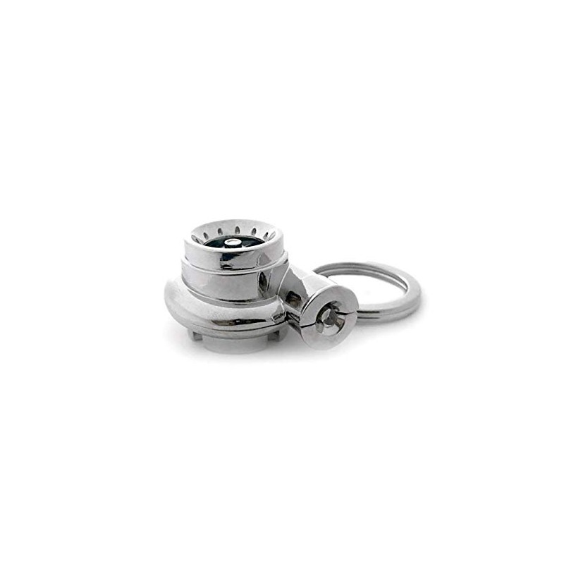 Boostnatics Electric Turbo Turbine Keychain Keyring with Sounds + LED