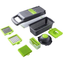 Stock Leader 16 in 1 Vegetable Chopper, Kitchen Mandolin, Multifunction Manual Vegetable Cutter With Self-Separator, Vegetable Chopper Vegetable Kitchen Grater