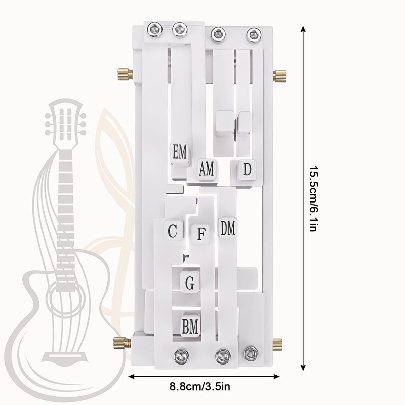FormiPow Guitar Chord Presser, Beginner Guitar Learning Tool with 11