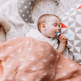 GLLQUEN BABY Muslin Squares Cloth for Baby, 3pack 70cm x 70cm Cotton Burp Cloths for Newborn, Absorbent & Breathable and Ideal to Clean, Wipe & Cover Newborns