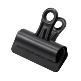 POERMA 6 Pack Large Bulldog Clips, 75mm Binder Paper Clips, Metal Bull Dog Clip Clamp for Home Kitchen, School & Office Supplies