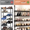 LANTEFUL Tall Shoe Rack 10 Tier Shoe Organizer Large Shoe
