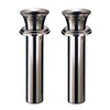 Grave Flowers, Premium Stainless Steel, Medium Insert, Brim, Tube Diameter:
