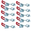 Pack of 10 Tension Clasps, Box Clasps, Stainless Steel, Snap