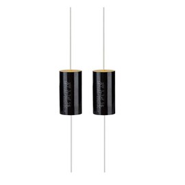 2 x Capacitor, Frequency Divider, HiFi Sound Capacitor, Audio Speaker, Capacitor, Pure Copper Wire Pins for Car Heights, Speakers, Frequency Divider, etc. (3.3uf)