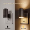 2 PCS Rotatable LED Night Light, Plug-in, Fit Horizontal/Vertical Outlets,with