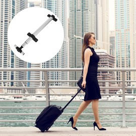 TENDYCOCO Telescoping Handle Replacement 36.4 Inch Aluminum Alloy Single-Tie Pull Rod Luggage Accessory for Suitcase Travel Bags Makeup Cases