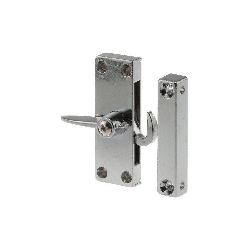 Prime-Line A 103 Chrome Screen Door Latch and Keeper (Single