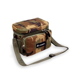 Everest Cooler/Lunch Pattern Bag, Woodland Camo, One Size,CB6P-CAMO