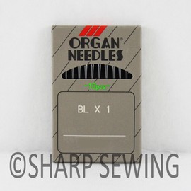 SHARP SEWING SUPPLIES 10 ORGAN NEEDLES BLX1 #12  for JUKI SERGERS MO-102, MO-103, MO-104, MO-134