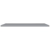 Gray MDF Floating Wall Shelf 47.2\"x9.3\"x1.5\" Stylish Display Standcolor: Grey