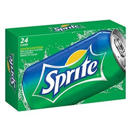 Sprite Lemon Lime Soda Soft Drinks, 12 fl oz, Pack of 2