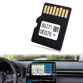 Willyon 2024 Latest Version Navigation SD Card | 86271-0E076 | Fits 2014-2018 Prius 4 Runner RAV4 Avalon Camry | Covers USA/CA Maps, black