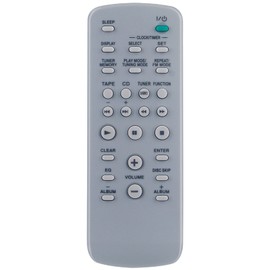 RM-SC3 Replace Remote Control fit for Sony Mini Hi-Fi System HCD-GX355 HCD-HPX7 HCD-NE5 MHC-GX450 MHC-GX250 HCD-GPX6 HCD-HPX9 FST-ZX9 LBT-ZX9 HCD-ZX6 HCD-ZX8 LBT-ZX6 HCD-GX450 MHC-RG555 MHC-RG551S