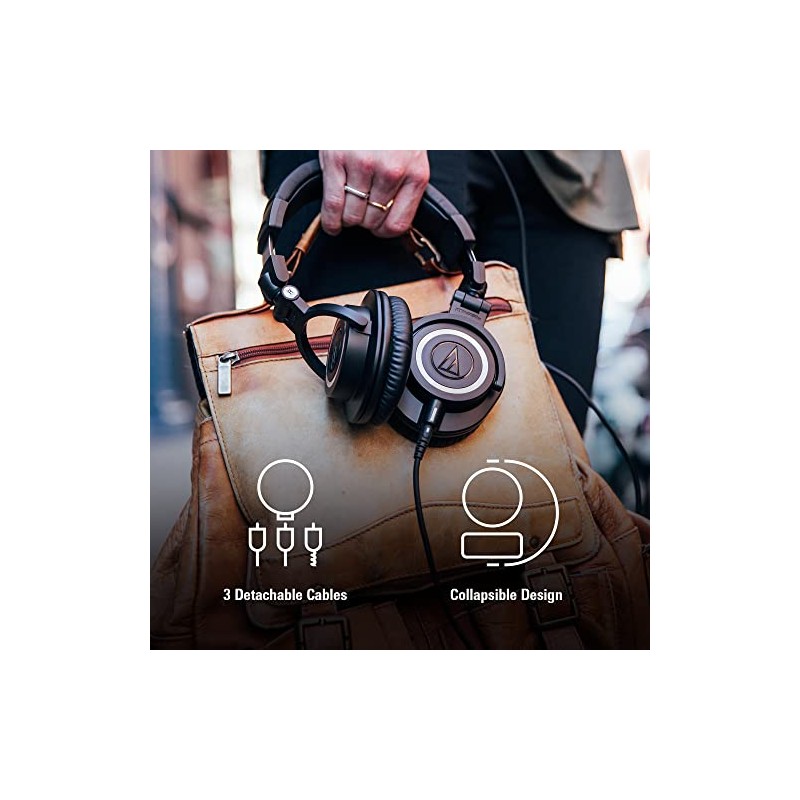 Audio-Technica, Audí­fonos Profesionales ATH-M50X, Negro