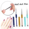 FOMIYES 9 Pcs Nail Art Pens Nail Art Design Pens