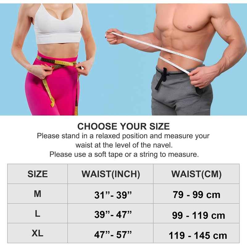 Heated Back Brace with Massage, Rechargeable Heating Belt
