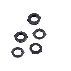 JAMMY Rubber Garden Hose Washers, 20 PCS, 1 Inch, Flat, Black
