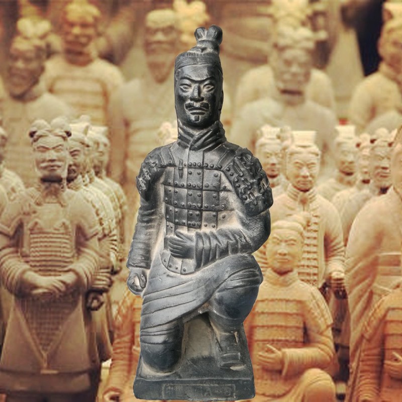 Terracotta Warriors, Ancient China Qin Dynasty Terracotta Warriors Sculpture Home