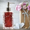 LUANT 5-Piece Resin Bathroom Accessory Set with Soap Dish, Dispenser,