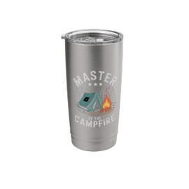 Camp Quote Vintage Fan Designs Campfire Vintage Camping Stainless Steel Insulated Tumbler
