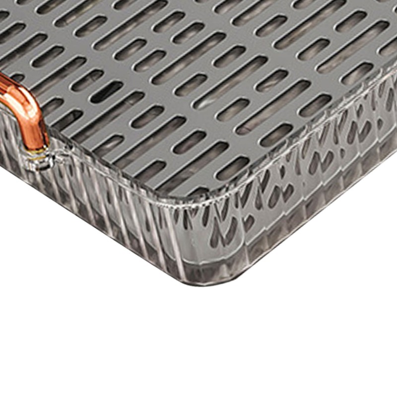 Tea Tray Build in Drainage Plastic Tray with Handles Rectangular