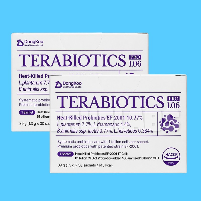 Terabiotics Pro 1.06 2 boxes 1 set heat treated lactic
