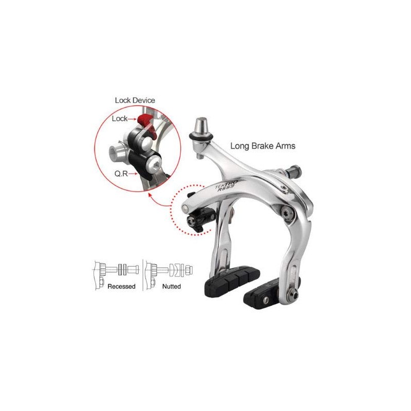 TEKTRO R559 Caliper Brake Front/Silver