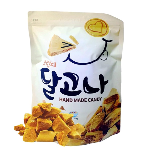 Minecook Crunch Dalgona Korean Traditional Street Delight Sugar Candy, Sweet