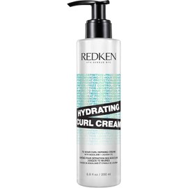 REDKEN- Hydrating Curl Cream Crema para hidratar rizos hasta 72 hrs con protección térmica de hasta 230°C para cabello rizado u ondulado Formulado con Escualano y aceite de Jojoba 200ml