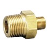 Flowbar GRN-0804-BS 1"x1/2" Brass Threaded Fitting Different Diameter Nipple