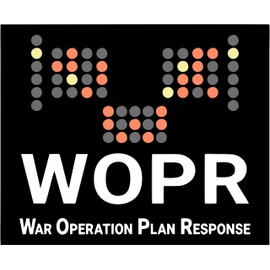 4" WOPR Wargames Retro Vintage Sticker Decal