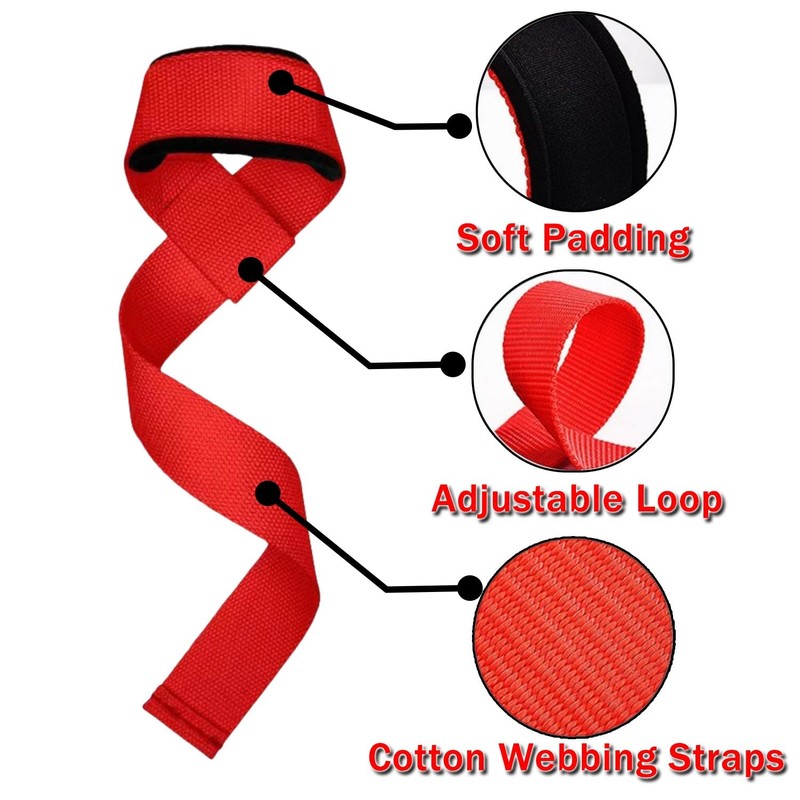 Figure 8 Lifting Straps for Deadlifts & Powerlifting – Heavy