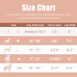 Female Dogs Diapers Belly Bands, Washable Reusable Female Doggy Wraps Panties for Doggie Puppy Pooping Potty Training Heat Incontinence Marking Pañal para Perro Pink Brown Purple Small