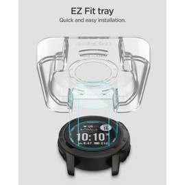 Spigen Tempered Glass Screen Protector [GlasTR EZ FIT] designed for Garmin Instinct 2 (45mm) / Instinct 2 Solar (45mm) - 2pack