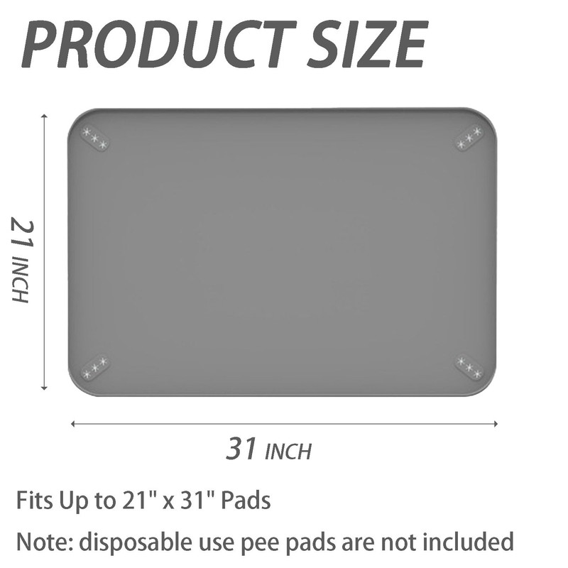 chuyouan Pee Pad Tray Holder for Dogs 31" x 21"
